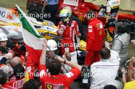 02.11.2008 Sao Paulo, Brazil,  Felipe Massa (BRA), Scuderia Ferrari - Formula 1 World Championship, Rd 18, Brazilian Grand Prix, Sunday Podium