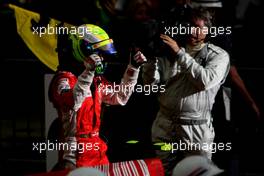 02.11.2008 Sao Paulo, Brazil,  Winner, Felipe Massa (BRA), Scuderia Ferrari, F2008 - Formula 1 World Championship, Rd 18, Brazilian Grand Prix, Sunday Podium
