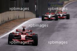 02.11.2008 Sao Paulo, Brazil,  Kimi Raikkonen (FIN), Räikkönen, Scuderia Ferrari  - Formula 1 World Championship, Rd 18, Brazilian Grand Prix, Sunday Race