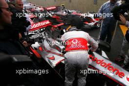 02.11.2008 Sao Paulo, Brazil,  Lewis Hamilton (GBR), McLaren Mercedes  - Formula 1 World Championship, Rd 18, Brazilian Grand Prix, Sunday Race