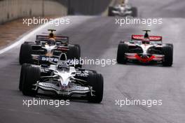 02.11.2008 Sao Paulo, Brazil,  Nick Heidfeld (GER), BMW Sauber F1 Team  - Formula 1 World Championship, Rd 18, Brazilian Grand Prix, Sunday Race