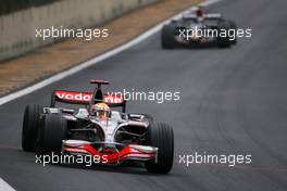 02.11.2008 Sao Paulo, Brazil,  Lewis Hamilton (GBR), McLaren Mercedes  - Formula 1 World Championship, Rd 18, Brazilian Grand Prix, Sunday Race