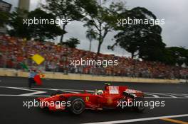02.11.2008 Sao Paulo, Brazil,  2008 2nd Place, Felipe Massa (BRA), Scuderia Ferrari - Formula 1 World Championship, Rd 18, Brazilian Grand Prix, Sunday Race
