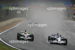 02.11.2008 Sao Paulo, Brazil,  Nick Heidfeld (GER), BMW Sauber F1 Team  - Formula 1 World Championship, Rd 18, Brazilian Grand Prix, Sunday Race