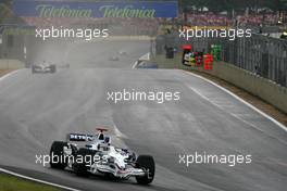 02.11.2008 Sao Paulo, Brazil,  Nick Heidfeld (GER), BMW Sauber F1 Team - Formula 1 World Championship, Rd 18, Brazilian Grand Prix, Sunday Race
