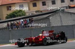 01.11.2008 Sao Paulo, Brazil,  Felipe Massa (BRA), Scuderia Ferrari, F2008 - Formula 1 World Championship, Rd 18, Brazilian Grand Prix, Saturday Practice
