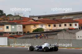 01.11.2008 Sao Paulo, Brazil,  Nick Heidfeld (GER), BMW Sauber F1 Team, F1.08 - Formula 1 World Championship, Rd 18, Brazilian Grand Prix, Saturday Practice