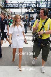 02.11.2008 Sao Paulo, Brazil,  Rafaela Bassi (BRA), Girl Friend, Wife of Felipe Massa - Formula 1 World Championship, Rd 18, Brazilian Grand Prix, Sunday