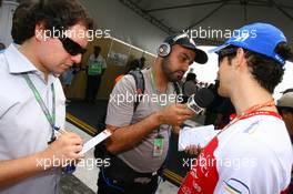02.11.2008 Sao Paulo, Brazil,  Bruno Senna (BRA) - Formula 1 World Championship, Rd 18, Brazilian Grand Prix, Sunday