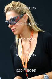 02.11.2008 Sao Paulo, Brazil,  A girl in the paddock - Formula 1 World Championship, Rd 18, Brazilian Grand Prix, Sunday