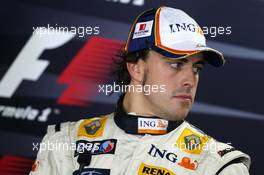 02.11.2008 Sao Paulo, Brazil,  Fernando Alonso (ESP), Renault F1 Team - Formula 1 World Championship, Rd 18, Brazilian Grand Prix, Sunday Press Conference