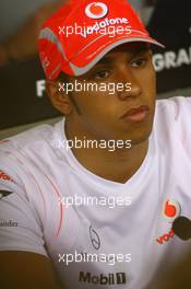 30.10.2008 Sao Paulo, Brazil,  Lewis Hamilton (GBR), McLaren Mercedes - Formula 1 World Championship, Rd 18, Brazilian Grand Prix, Thursday Press Conference