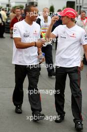 06.06.2008 Montreal, Canada,  Lewis Hamilton (GBR), McLaren Mercedes, Heikki Kovalainen (FIN), McLaren Mercedes - Formula 1 World Championship, Rd 7, Canadian Grand Prix, Friday