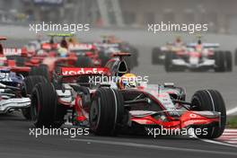 08.06.2008 Montreal, Canada,  Lewis Hamilton (GBR), McLaren Mercedes, MP4-23 - Formula 1 World Championship, Rd 7, Canadian Grand Prix, Sunday Race