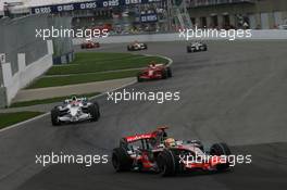 08.06.2008 Montreal, Canada,  Lewis Hamilton (GBR), McLaren Mercedes, MP4-23 - Formula 1 World Championship, Rd 7, Canadian Grand Prix, Sunday Race