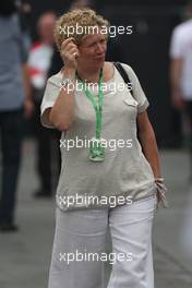 07.06.2008 Montreal, Canada,  Carmen Lockhart, Mother of Lewis Hamilton (GBR), McLaren Mercedes - Formula 1 World Championship, Rd 7, Canadian Grand Prix, Saturday