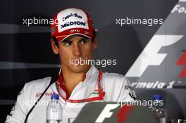 17.10.2008 Shanghai, China,  Adrian Sutil (GER), Force India F1 Team - Formula 1 World Championship, Rd 17, Chinese Grand Prix, Friday Press Conference