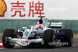 17.10.2008 Shanghai, China,  Rubens Barrichello (BRA), Honda Racing F1 Team, RA108 - Formula 1 World Championship, Rd 17, Chinese Grand Prix, Friday Practice