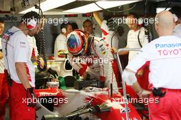 17.10.2008 Shanghai, China,  Timo Glock (GER), Toyota F1 Team - Formula 1 World Championship, Rd 17, Chinese Grand Prix, Friday Practice