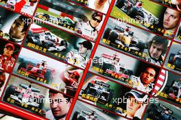 17.10.2008 Shanghai, China,  A marshalls, driver identification board - Formula 1 World Championship, Rd 17, Chinese Grand Prix, Friday Practice
