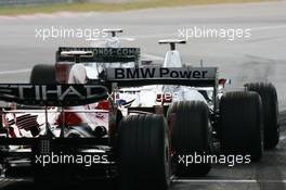 17.10.2008 Shanghai, China,  Robert Kubica (POL),  BMW Sauber F1 Team and Felipe Massa (BRA), Scuderia Ferrari - Formula 1 World Championship, Rd 17, Chinese Grand Prix, Friday Practice