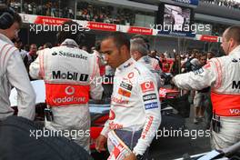 19.10.2008 Shanghai, China,  Lewis Hamilton (GBR), McLaren Mercedes - Formula 1 World Championship, Rd 17, Chinese Grand Prix, Sunday Pre-Race Grid