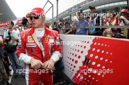 19.10.2008 Shanghai, China,  Kimi Raikkonen (FIN), Räikkönen, Scuderia Ferrari - Formula 1 World Championship, Rd 17, Chinese Grand Prix, Sunday Pre-Race Grid