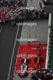 19.10.2008 Shanghai, China,  Lewis Hamilton (GBR), McLaren Mercedes - Formula 1 World Championship, Rd 17, Chinese Grand Prix, Sunday Podium
