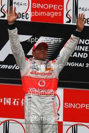 19.10.2008 Shanghai, China,  1st place Lewis Hamilton (GBR), McLaren Mercedes - Formula 1 World Championship, Rd 17, Chinese Grand Prix, Sunday Podium