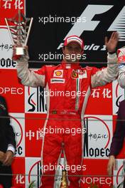 19.10.2008 Shanghai, China,  2nd place Felipe Massa (BRA), Scuderia Ferrari - Formula 1 World Championship, Rd 17, Chinese Grand Prix, Sunday Podium