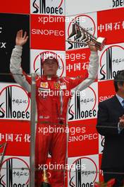 19.10.2008 Shanghai, China,  3rd place Kimi Raikkonen (FIN), Räikkönen, Scuderia Ferrari - Formula 1 World Championship, Rd 17, Chinese Grand Prix, Sunday Podium