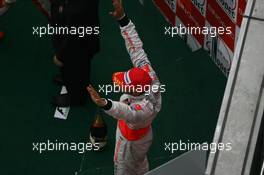 19.10.2008 Shanghai, China,  Lewis Hamilton (GBR), McLaren Mercedes - Formula 1 World Championship, Rd 17, Chinese Grand Prix, Sunday Podium