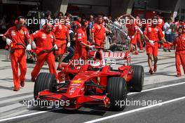 18.10.2008 Shanghai, China,  Kimi Raikkonen (FIN), Räikkönen, Scuderia Ferrari - Formula 1 World Championship, Rd 17, Chinese Grand Prix, Saturday Practice