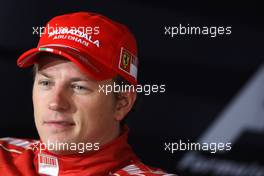 18.10.2008 Shanghai, China,  Kimi Raikkonen (FIN), Räikkönen, Scuderia Ferrari - Formula 1 World Championship, Rd 17, Chinese Grand Prix, Saturday Press Conference