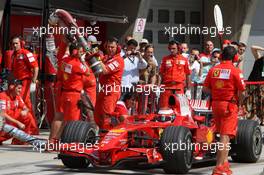 18.10.2008 Shanghai, China,  Kimi Raikkonen (FIN), Räikkönen, Scuderia Ferrari - Formula 1 World Championship, Rd 17, Chinese Grand Prix, Saturday Practice