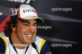 16.10.2008 Shanghai, China,  Fernando Alonso (ESP), Renault F1 Team - Formula 1 World Championship, Rd 17, Chinese Grand Prix, Thursday Press Conference