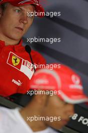 16.10.2008 Shanghai, China,  Kimi Raikkonen (FIN), Räikkönen, Scuderia Ferrari - Formula 1 World Championship, Rd 17, Chinese Grand Prix, Thursday Press Conference