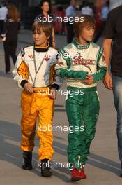16.10.2008 Shanghai, China,  Young racing drivers in the paddock - Formula 1 World Championship, Rd 17, Chinese Grand Prix, Thursday