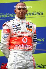 27.04.2008 Barcelona, Spain,  Lewis Hamilton (GBR), McLaren Mercedes - Formula 1 World Championship, Rd 4, Spanish Grand Prix, Sunday Podium