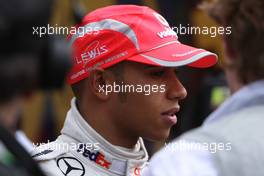 27.04.2008 Barcelona, Spain,  Lewis Hamilton (GBR), McLaren Mercedes - Formula 1 World Championship, Rd 4, Spanish Grand Prix, Sunday Podium