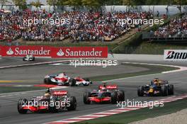 27.04.2008 Barcelona, Spain,  Lewis Hamilton (GBR), McLaren Mercedes, MP4-23 - Formula 1 World Championship, Rd 4, Spanish Grand Prix, Sunday Race