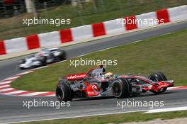 27.04.2008 Barcelona, Spain,  Lewis Hamilton (GBR), McLaren Mercedes, MP4-23 - Formula 1 World Championship, Rd 4, Spanish Grand Prix, Sunday Race