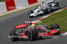 27.04.2008 Barcelona, Spain,  Lewis Hamilton (GBR), McLaren Mercedes, MP4-23 - Formula 1 World Championship, Rd 4, Spanish Grand Prix, Sunday Race