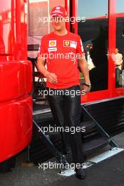 26.04.2008 Barcelona, Spain,  Michael Schumacher (GER), Test Driver, Scuderia Ferrari (7 Times F1 World Champion) - Formula 1 World Championship, Rd 4, Spanish Grand Prix, Saturday