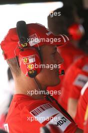 26.04.2008 Barcelona, Spain,  Michael Schumacher (GER), Test Driver, Scuderia Ferrari - Formula 1 World Championship, Rd 4, Spanish Grand Prix, Saturday Qualifying