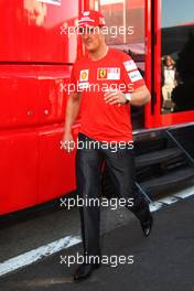 26.04.2008 Barcelona, Spain,  Michael Schumacher (GER), Test Driver, Scuderia Ferrari (7 Times F1 World Champion) - Formula 1 World Championship, Rd 4, Spanish Grand Prix, Saturday