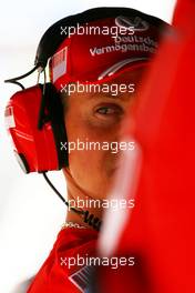 26.04.2008 Barcelona, Spain,  Michael Schumacher (GER), Test Driver, Scuderia Ferrari - Formula 1 World Championship, Rd 4, Spanish Grand Prix, Saturday Qualifying