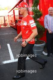 26.04.2008 Barcelona, Spain,  Michael Schumacher (GER), Test Driver, Scuderia Ferrari (7 Times F1 World Champion) - Formula 1 World Championship, Rd 4, Spanish Grand Prix, Saturday