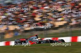 26.04.2008 Barcelona, Spain,  Lewis Hamilton (GBR), McLaren Mercedes, MP4-23 - Formula 1 World Championship, Rd 4, Spanish Grand Prix, Saturday Qualifying