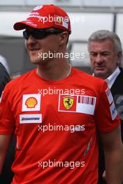 27.04.2008 Barcelona, Spain,  Michael Schumacher (GER), Test Driver, Scuderia Ferrari - Formula 1 World Championship, Rd 4, Spanish Grand Prix, Sunday